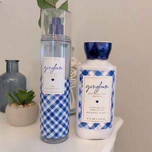 Perfume and Lotion Scent: Gingham